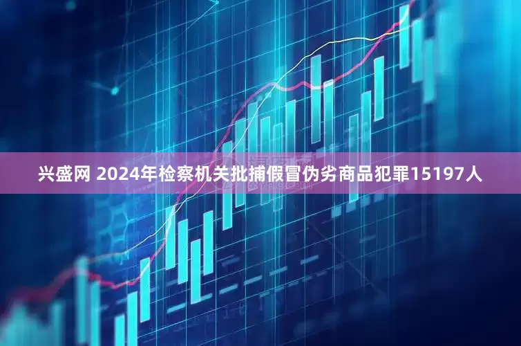 兴盛网 2024年检察机关批捕假冒伪劣商品犯罪15197人