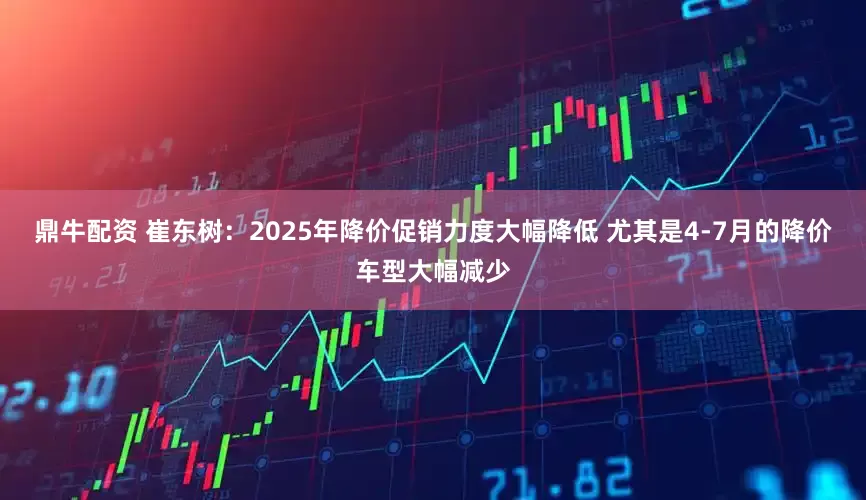 鼎牛配资 崔东树：2025年降价促销力度大幅降低 尤其是4-7月的降价车型大幅减少